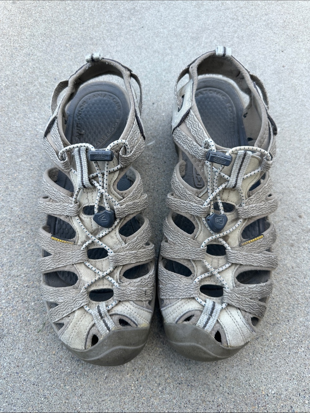 Keen Women's Taupe Multistrap Closed-Toe Sandal